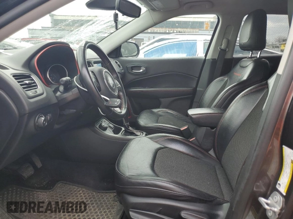 2019 Jeep Compass Trailhawk with VIN 3C4NJDDB0KT775734, listed as a Copart auction lot 50726555 with 81,812 mi miles and Salvage Title. Bid and sale history available at carsss.com. Image 7.