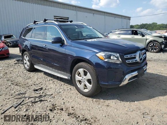 2017 Mercedes-Benz GLS 450 with VIN 4JGDF6EE3HA830769, listed as a Copart auction lot 58771524 with 60,109 mi miles and Salvage Title. Bid and sale history available at DreamBid. Image 4.