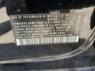2013 Volkswagen Jetta TDI w/Premium с VIN 3VWLL7AJ2DM203752, выставлен на аукционе Copart как лот 52490645 с пробегом 189 888 миль миль и Чистый • Clean title. История ставок и продаж доступна на DreamBid. Изображение 12.