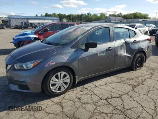2021 Nissan Versa S with VIN 3N1CN8DVXML907398, listed as a Copart auction lot 57648135 with 131,777 mi miles and Salvage title. Bid and sale history available at DreamBid. Image 1.