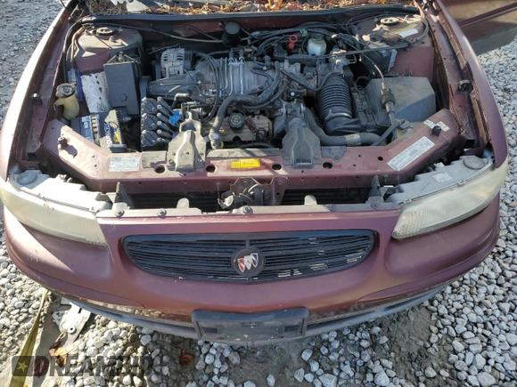 1998 Buick Regal GS with VIN 2G4WF5212W1461804, listed as a Copart auction lot 80843804 with 0 mi miles and Salvage Title. Bid and sale history available at carsss.com. Image 11.