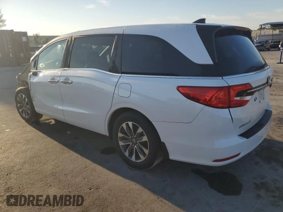 2023 Honda Odyssey EX-L with VIN 5FNRL6H66PB035681, listed as a Copart auction lot 49344925 with 78,344 mi miles and Salvage Title. Bid and sale history available at carsss.com. Image 2.