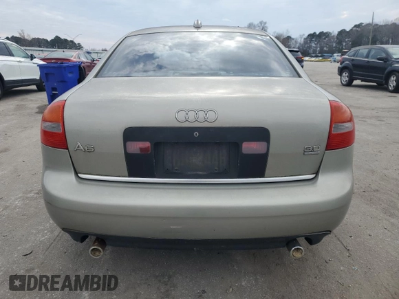 2004 Audi A6 3.0L with VIN WAULT64B64N049177, listed as a Copart auction lot 42530925 with 208,001 mi miles and Salvage Title. Bid and sale history available at carsss.com. Image 6.