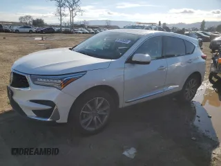 2021 Acura RDX w/Technology Package with VIN 5J8TC1H5XML001477, listed as a Copart auction lot 87635355 with 41,370 mi miles and Salvage Title. Bid and sale history available at carsss.com. Image 1.