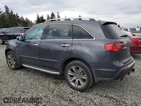 2013 Acura MDX Advance with VIN 2HNYD2H8XDH523275, listed as a Copart auction lot 81546104 with 187,845 mi miles and Salvage Title. Bid and sale history available at DreamBid. Image 2.