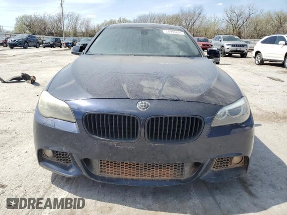 2013 BMW 5 Series 550i with VIN WBAFR9C55DD226669, listed as a Copart auction lot 50998855 with 121,655 mi miles and Clean Title. Bid and sale history available at carsss.com. Image 5.