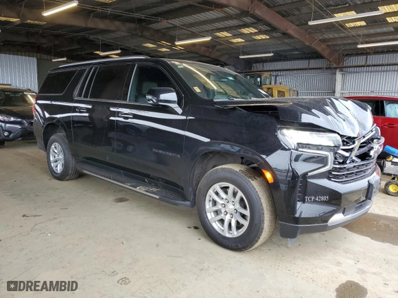 2023 Chevrolet Suburban LT with VIN 1GNSKCKDXPR174868, listed as a Copart auction lot 49145585 with NaN miles and Salvage Title. Bid and sale history available at carsss.com. Image 4.