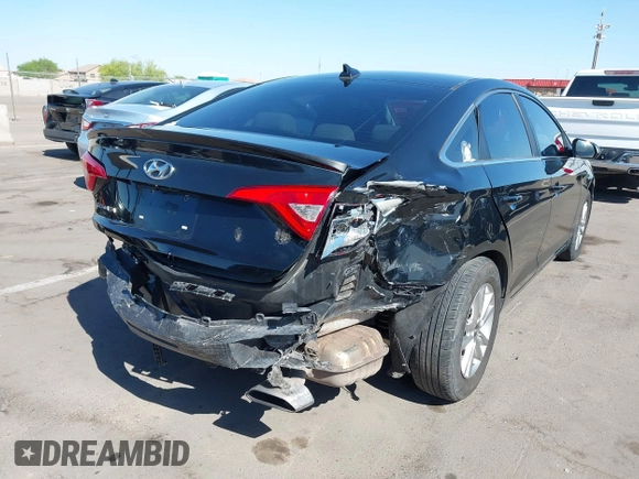 2016 Hyundai Sonata 2.4L with VIN 5NPE24AFXGH358181, listed as a IAAI auction lot 42024786 with 187,854 mi miles and . Bid and sale history available at carsss.com. Image 6.