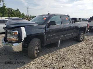 2018 Chevrolet Silverado 1500 LT with VIN 1GCRCREC9JZ183191, listed as a Copart auction lot 53746235 with Not Provided miles and Salvage Title. Bid and sale history available at DreamBid. Image 1.
