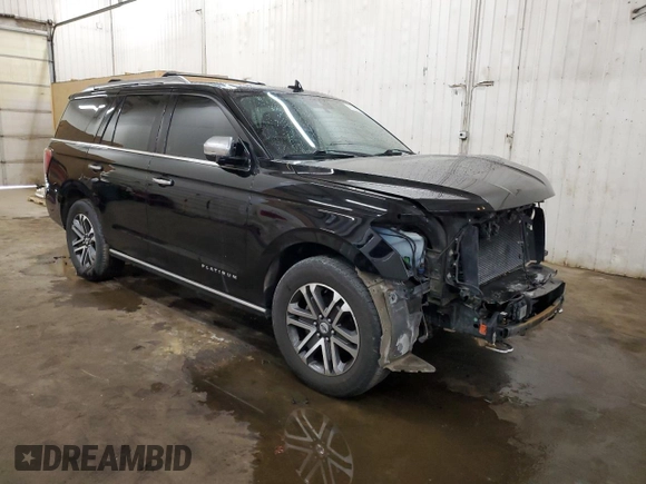 2018 Ford Expedition Platinum with VIN 1FMJU1MT4JEA01512, listed as a Copart auction lot 43739555 with 118,964 mi miles and Salvage Title. Bid and sale history available at carsss.com. Image 4.