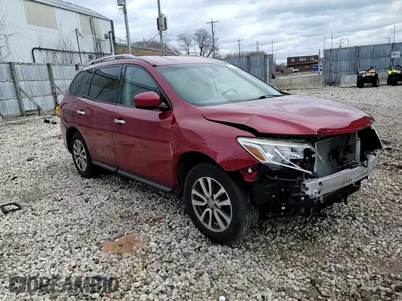 2016 Nissan Pathfinder S with VIN 5N1AR2MN5GC640155, listed as a Copart auction lot 51290005 with Not Provided miles and Non Repairable. Bid and sale history available at carsss.com. Image 12.