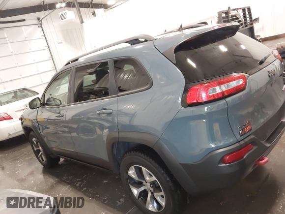 2015 Jeep Cherokee Trailhawk with VIN 1C4PJMBB4FW528633, listed as a IAAI auction lot 42147632 with 166,669 mi miles and . Bid and sale history available at DreamBid. Image 14.