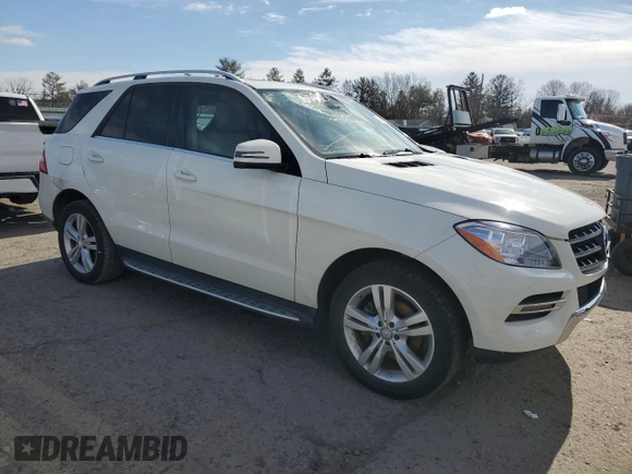 2013 Mercedes-Benz M 350 with VIN 4JGDA2EB2DA217534, listed as a Copart auction lot 45666705 with 191,679 mi miles and Salvage Title. Bid and sale history available at carsss.com. Image 4.