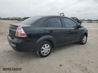 2009 Chevrolet Aveo LS with VIN KL1TD56E49B629772, listed as a Copart auction lot 79640124 with 121,704 mi miles and Salvage Title. Bid and sale history available at carsss.com. Image 3.