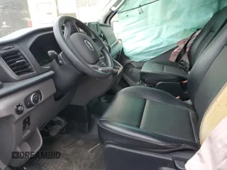 2021 Ford Transit Passenger XL with VIN 1FBAX9C82MKA89042, listed as a Copart auction lot 74293364 with 5,481 mi miles and Salvage Title. Bid and sale history available at DreamBid. Image 7.