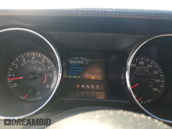 2016 Ford Mustang V6 with VIN 1FA6P8AMXG5331774, listed as a Copart auction lot 49610835 with 67,199 mi miles and Salvage title. Bid and sale history available at DreamBid. Image 9.