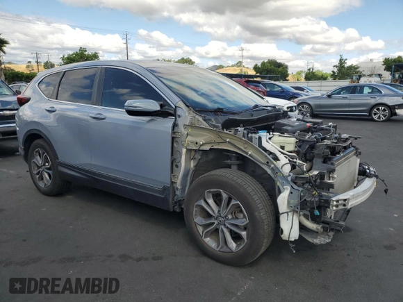 2021 Honda CR-V EX z VIN 2HKRW2H50MH627730, wystawiony jako Copart lot #56968335 z przebiegiem 61 366 mil mil oraz Szkoda całkowita • Salvage title. Historia ofert i sprzedaży dostępna na DreamBid. Obrazek 4.