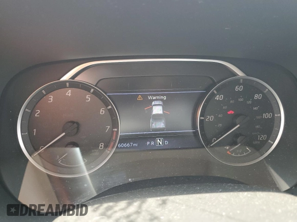 2022 Nissan Frontier SV with VIN 1N6ED1EJ3NN632421, listed as a Copart auction lot 59282425 with 60,667 mi miles and Salvage title. Bid and sale history available at DreamBid. Image 9.