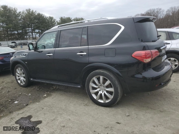 2014 Infiniti QX80 with VIN JN8AZ2NE3E9066916, listed as a Copart auction lot 45541045 with 134,160 mi miles and Clean Title. Bid and sale history available at carsss.com. Image 2.