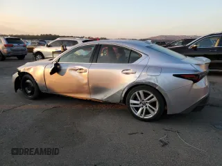 2021 Lexus IS with VIN JTHC81F24M5043624, listed as a Copart auction lot 89098095 with 23,371 mi miles and Salvage Title. Bid and sale history available at carsss.com. Image 2.