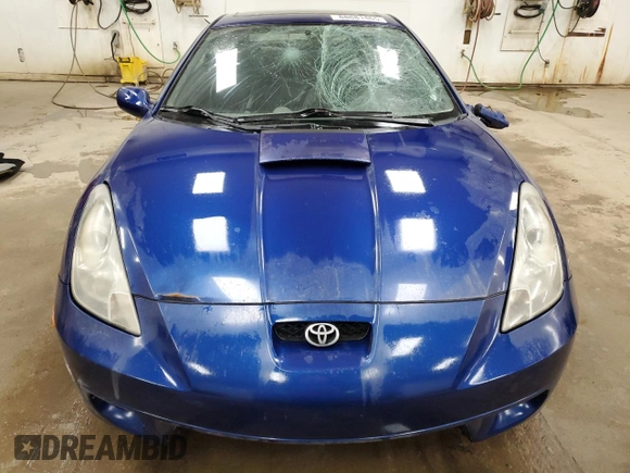 2000 Toyota Celica GT with VIN JTDDR32T0Y0027078, listed as a Copart auction lot 88881465 with 343,615 mi miles and Clean Title. Bid and sale history available at carsss.com. Image 5.