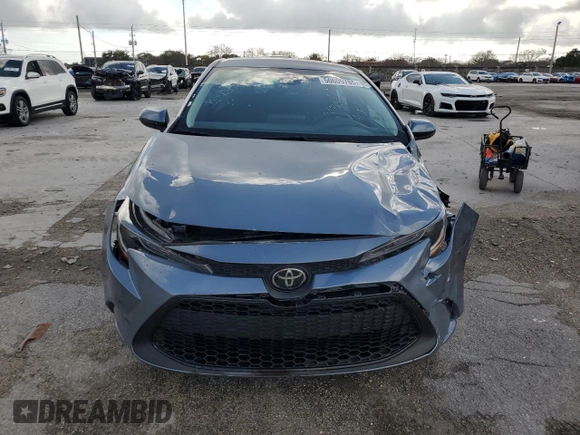 2022 Toyota Corolla LE with VIN 5YFEPMAE3NP366745, listed as a Copart auction lot 50605785 with 0 mi miles and Salvage Title. Bid and sale history available at carsss.com. Image 5.