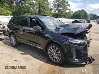 2020 Cadillac XT6 AWD Sport with VIN 1GYKPGRS1LZ121874, listed as a Copart auction lot 56968525 with Not provided miles and Non repairable. Bid and sale history available at DreamBid. Image 4.
