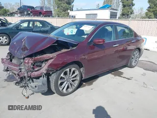 2014 Honda Accord Sport with VIN 1HGCR2F57EA244460, listed as a IAAI auction lot 42057412 with 214,441 mi miles and . Bid and sale history available at carsss.com. Image 18.