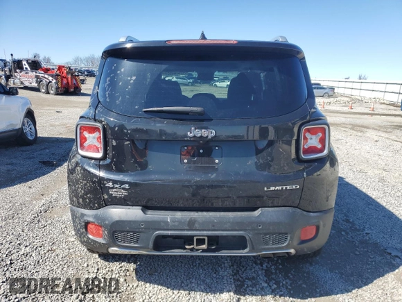 2015 Jeep Renegade Limited with VIN ZACCJBDT2FPC46447, listed as a Copart auction lot 47896655 with 198,377 mi miles and Salvage Title. Bid and sale history available at DreamBid. Image 6.
