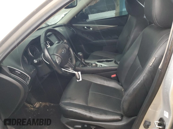 2015 Infiniti Q50 with VIN JN1BV7AP4FM356843, listed as a Copart auction lot 53702855 with 110,914 mi miles and Salvage title. Bid and sale history available at DreamBid. Image 7.