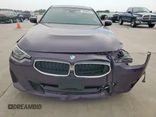 2023 BMW 2 Series 230i with VIN 3MW23CM05P8D73642, listed as a Copart auction lot 57884725 with 5,697 mi miles and Salvage title. Bid and sale history available at DreamBid. Image 5.