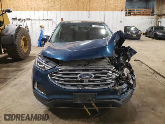 2020 Ford Edge Titanium with VIN 2FMPK4K95LBB52172, listed as a Copart auction lot 60884295 with 67,554 mi miles and Salvage title. Bid and sale history available at DreamBid. Image 5.