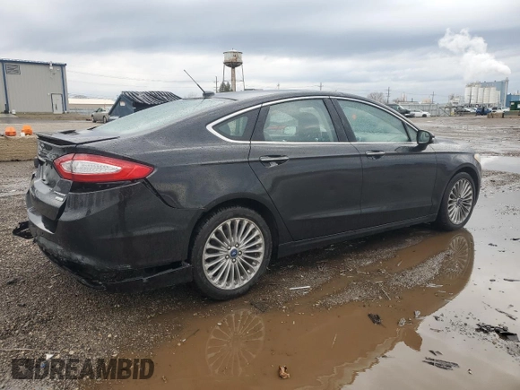 2013 Ford Fusion Titanium with VIN 3FA6P0K95DR117344, listed as a Copart auction lot 50995245 with 96,631 mi miles and Salvage Title. Bid and sale history available at carsss.com. Image 3.