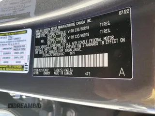 2022 Lexus NX with VIN 2T2AGCEZ1NC006942, listed as a Copart auction lot 66976584 with 37,541 mi miles and Salvage Title. Bid and sale history available at carsss.com. Image 13.