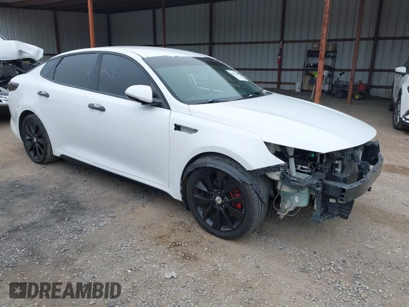 2016 Kia Optima SX Turbo with VIN 5XXGW4L26GG063789, listed as a IAAI auction lot 41513430 with 159,852 mi miles and . Bid and sale history available at carsss.com. Image 1.