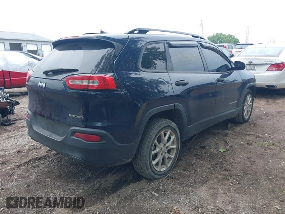 2016 Jeep Cherokee Sport z VIN 1C4PJLAB9GW177926, wystawiony jako IAAI lot #42359022 z przebiegiem 157 088 mil mil oraz . Historia ofert i sprzedaży dostępna na DreamBid. Obrazek 4.