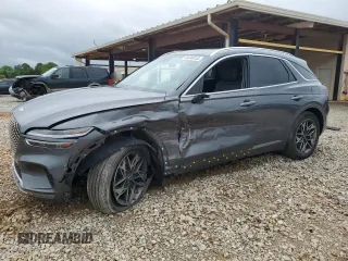 2022 Genesis GV70 2.5T with VIN KMUMADTBXNU030039, listed as a Copart auction lot 58496015 with 63,773 mi miles and Salvage title. Bid and sale history available at DreamBid. Image 1.