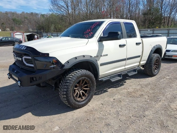 2010 Dodge Ram 1500 SLT with VIN 1D7RV1GT5AS227551, listed as a IAAI auction lot 41829058 with 123,397 mi miles. Bid and sale history available at carsss.com. Image 2.