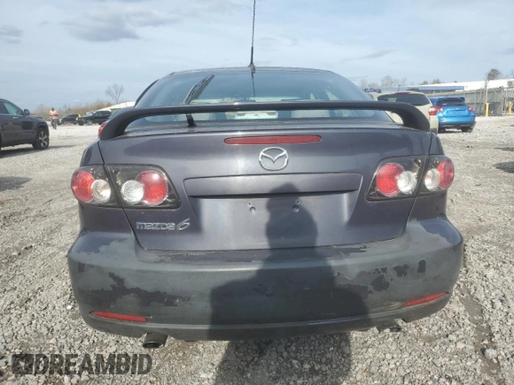 2007 Mazda 6 i Sport VE with VIN 1YVHP84C375M49651, listed as a Copart auction lot 42768905 with 187,823 mi miles and Salvage Title. Bid and sale history available at DreamBid. Image 6.