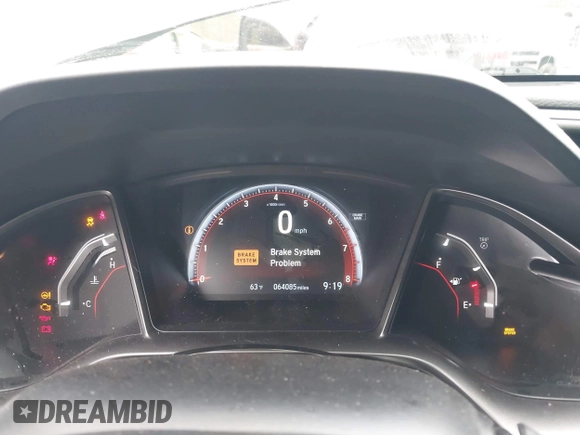 2019 Honda Civic Si z VIN 2HGFC1E52KH701117, wystawiony jako IAAI lot #41722505 z przebiegiem 64 085 mil mil oraz . Historia ofert i sprzedaży dostępna na DreamBid. Obrazek 7.
