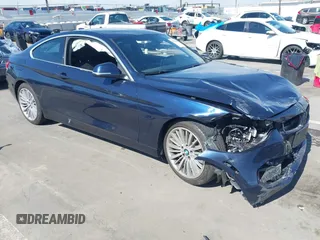 2016 BMW 4 Series 428i with VIN WBA3N7C59GK227052, listed as a IAAI auction lot 41643344 with 69,503 mi miles and . Bid and sale history available at carsss.com. Image 1.