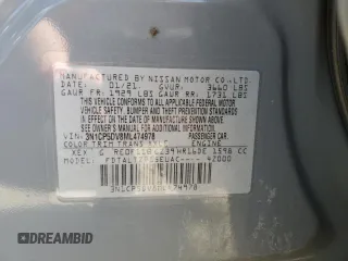 2021 Nissan Kicks SR with VIN 3N1CP5DV8ML474978, listed as a Copart auction lot 48750975 with 74,988 mi miles and Salvage Title. Bid and sale history available at carsss.com. Image 12.
