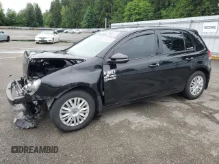 2011 Volkswagen Golf with VIN WVWDB7AJ3BW344966, listed as a Copart auction lot 57688375 with 138,500 mi miles and Salvage title. Bid and sale history available at DreamBid. Image 1.