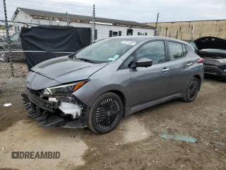 2023 Nissan LEAF SV Plus with VIN 1N4CZ1CV7PC558569, listed as a Copart auction lot 53014505 with 16,309 mi miles and Salvage title. Bid and sale history available at DreamBid. Image 1.