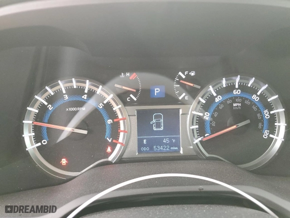 2018 Toyota 4Runner SR5 with VIN JTEBU5JR1J5514074, listed as a Copart auction lot 47794545 with 53,422 mi miles and Clean Title. Bid and sale history available at carsss.com. Image 9.