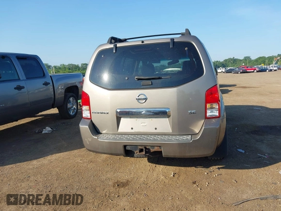 2006 Nissan Pathfinder SE with VIN 5N1AR18W96C660064, listed as a IAAI auction lot 42702343 with 198,734 mi miles and . Bid and sale history available at DreamBid. Image 16.