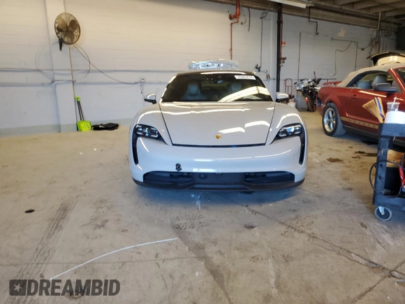2021 Porsche Taycan 4S z VIN WP0AB2Y1XMSA45936, wystawiony jako Copart lot #76283414 z przebiegiem Nie podano mil oraz Szkoda całkowita • Salvage title. Historia ofert i sprzedaży dostępna na DreamBid. Obrazek 5.