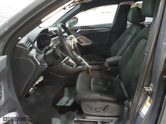 2022 Audi Q3 Premium with VIN WA1AUCF33N1002302, listed as a Copart auction lot 51973985 with 49,886 mi miles and Salvage Title. Bid and sale history available at carsss.com. Image 7.