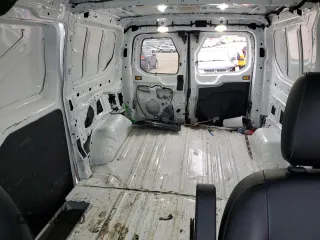 2023 Ford Transit Cargo with VIN 1FTYE1Y88PKB74921, listed as a Copart auction lot 44746485 with 52,376 mi miles and Salvage Title. Bid and sale history available at carsss.com. Image 10.