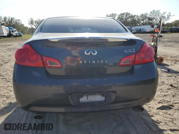 2007 Infiniti G35 Sport with VIN JNKBV61E97M713584, listed as a Copart auction lot 77174144 with Not Provided miles and Salvage Title. Bid and sale history available at DreamBid. Image 6.